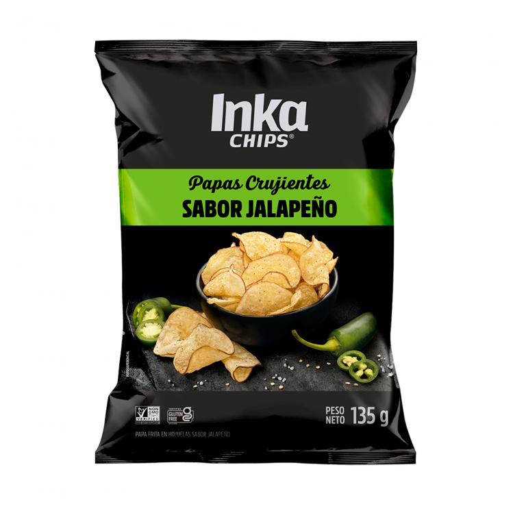 INKA CHIPS PAPAS SABOR JALAPEÑO 135GR 12X135GR. Minoil S.A